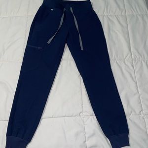 Figs Zamora Jogger Scrub Pants Navy Blue Size XXS Petite.